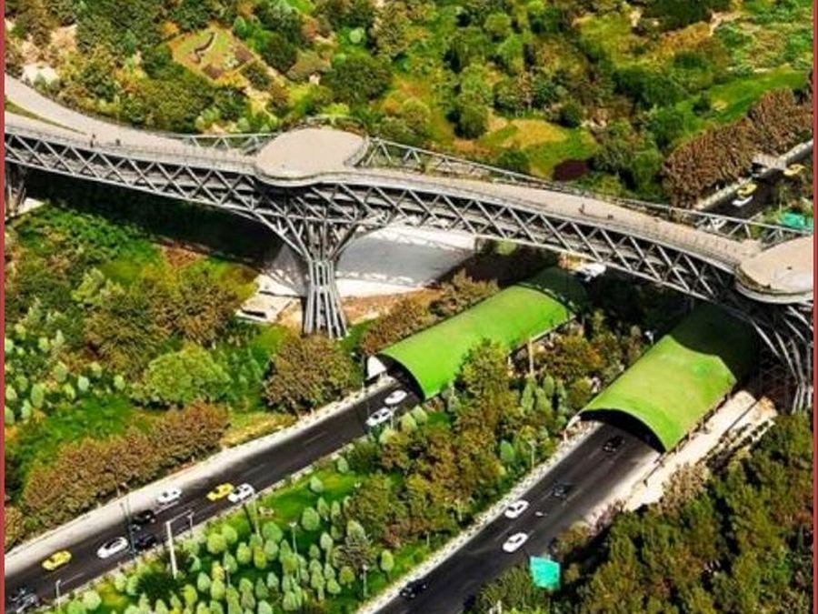 Tabiat Brücke, Fußgängerbrücke in Teheran